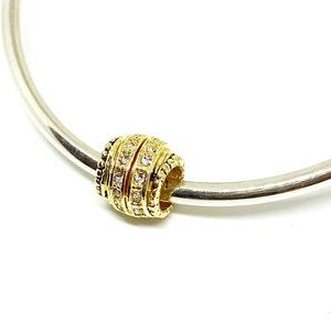 Pugster Gold Plated with Crystals Bracelet Charm - Fits Pandora